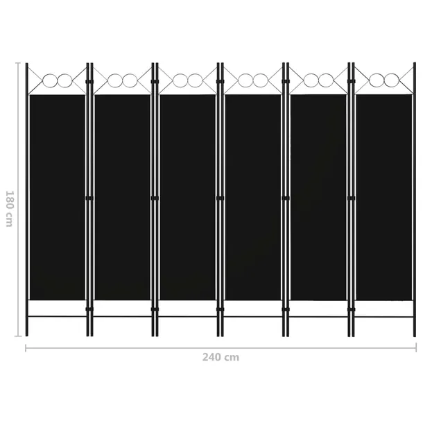 parawan-6-panelowy-czarny-240-x-180-cm-stan-nowy