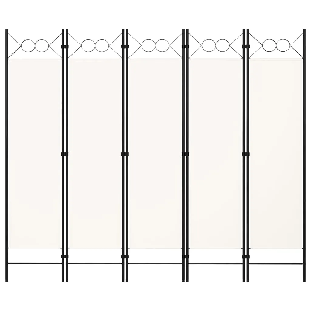 parawan-5-panelowy-bialy-200-x-180-cm