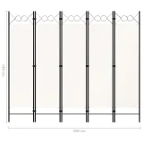 parawan-5-panelowy-bialy-200-x-180-cm