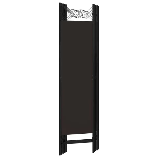parawan-5-panelowy-brazowy-200-x-180-cm