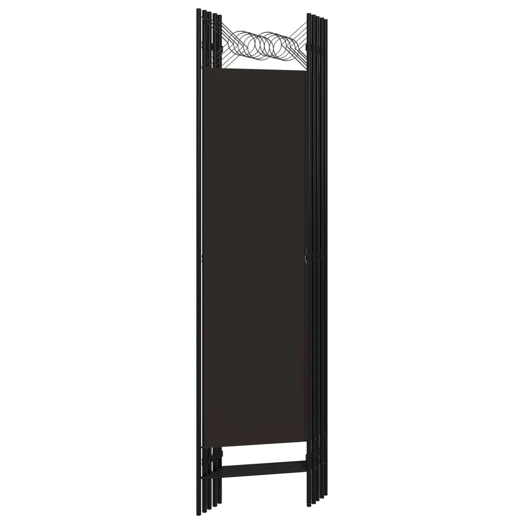parawan-5-panelowy-brazowy-200-x-180-cm