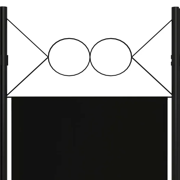 parawan-5-panelowy-czarny-200-x-180-cm