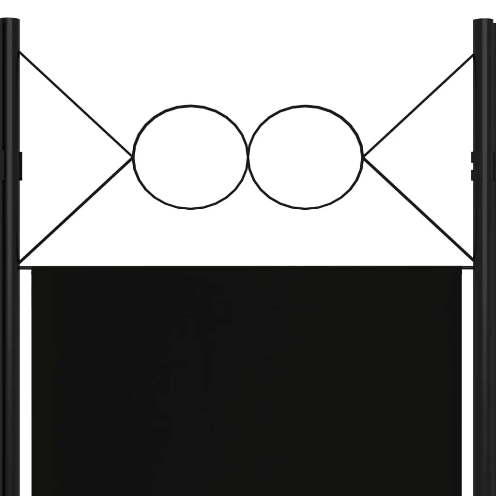 parawan-5-panelowy-czarny-200-x-180-cm