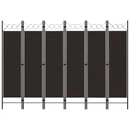 parawan-6-panelowy-brazowy-240-x-180-cm