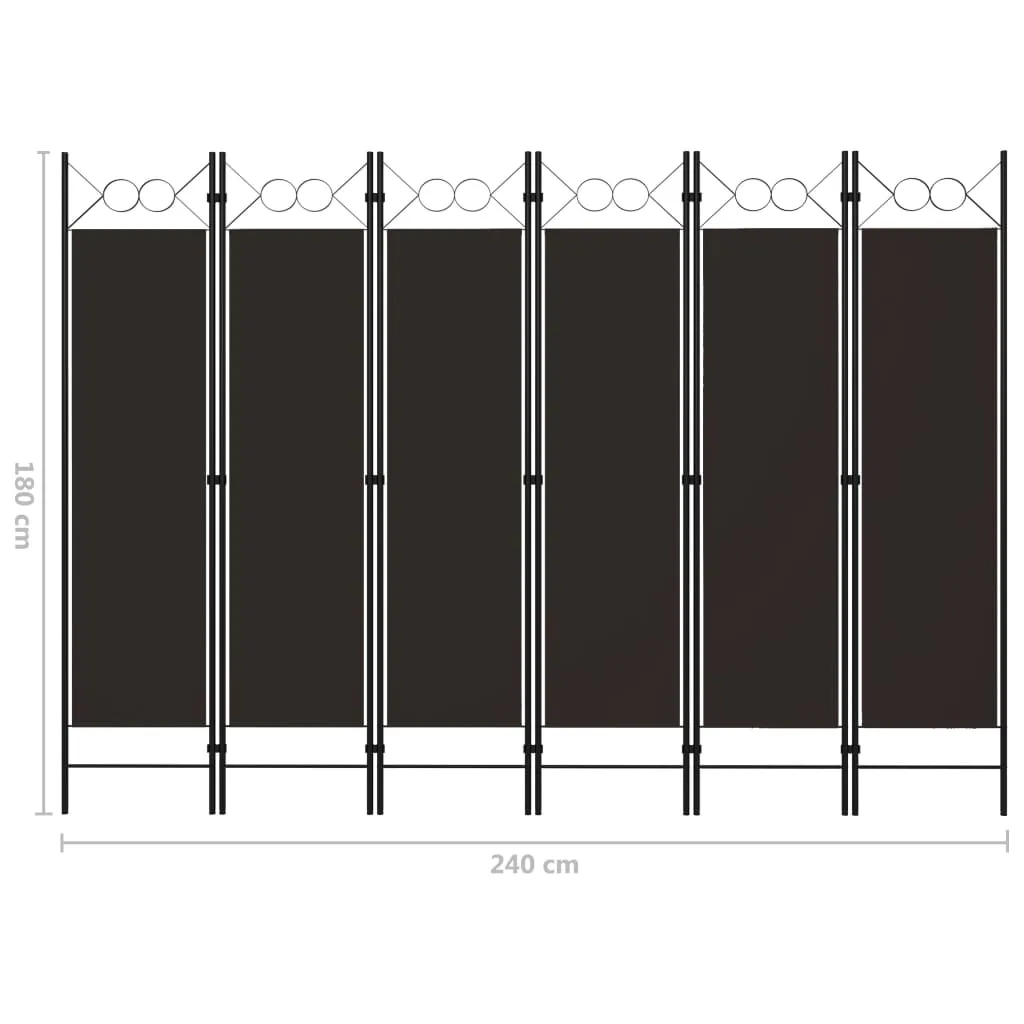 parawan-6-panelowy-brazowy-240-x-180-cm