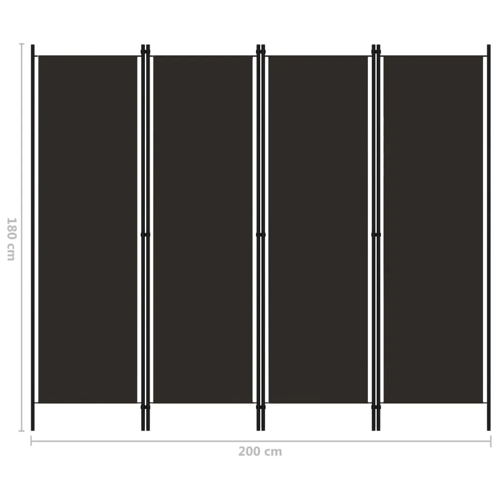 parawan-4-panelowy-brazowy-200-x-180-cm