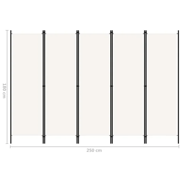 parawan-5-panelowy-bialy-250-x-180-cm