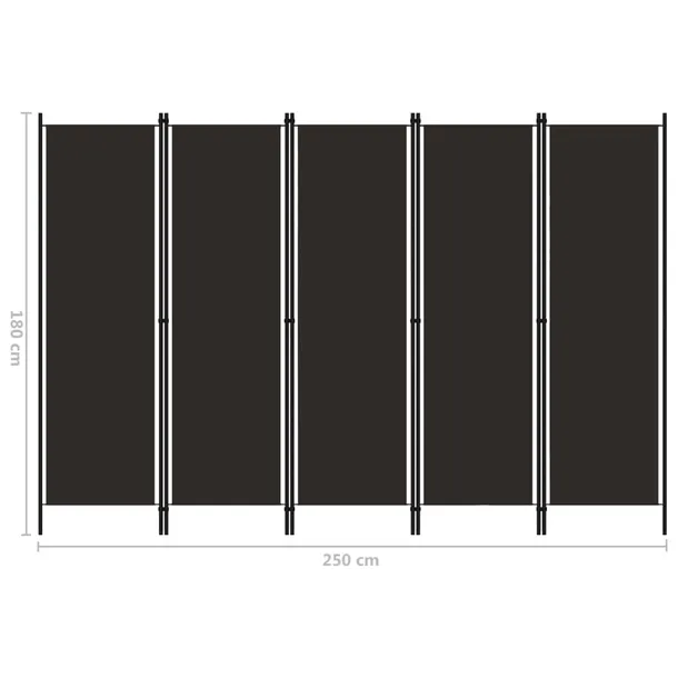 parawan-5-panelowy-brazowy-250-x-180-cm-stan-nowy