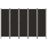 parawan-5-panelowy-brazowy-250-x-180-cm
