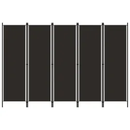 parawan-5-panelowy-brazowy-250-x-180-cm