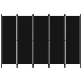 parawan-5-panelowy-czarny-250-x-180-cm