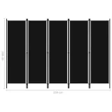 parawan-5-panelowy-czarny-250-x-180-cm-stan-nowy