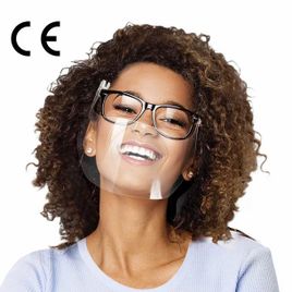 Zdjęcie produktu Mini przyłbica Osłonka pod okulary Smart Shield przezroczysta maseczka niep
