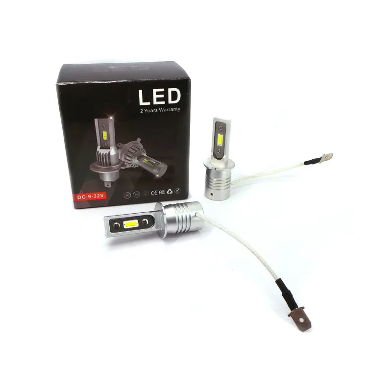H3 ŻARÓWKI LED 9V-30V CANBUS CSP 2szt 2x4000lm mocne Nowość