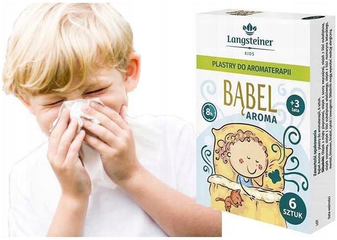 BĄBEL PLASTRY AROMATYCZNE NA KATAR U DZIECI 3L+ x6 - ERLI.pl