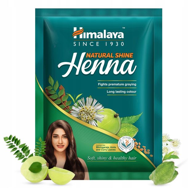 Фото - Фарба для волосся Himalaya Herbals ﻿Henna do włosów naturalna Himalaya 50g 