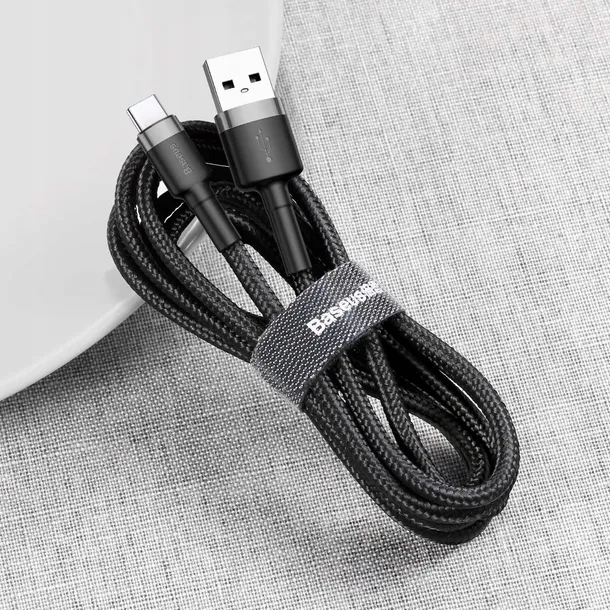 baseus-kabel-cafule-usb-usb-c-05-m-3a-szaro-czarny-dlugosc-przewodu-0-5-m
