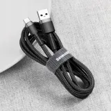 baseus-kabel-cafule-usb-usb-c-05-m-3a-szaro-czarny-dlugosc-przewodu-0-5-m