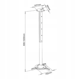 uchwyt-sufitowy-do-projektora-art-p-105s-15-kg