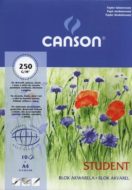 blok-akwarela-student-a4-250g-10ark-canson-material-papier