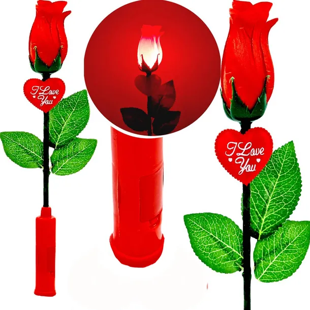swiecaca-roza-led