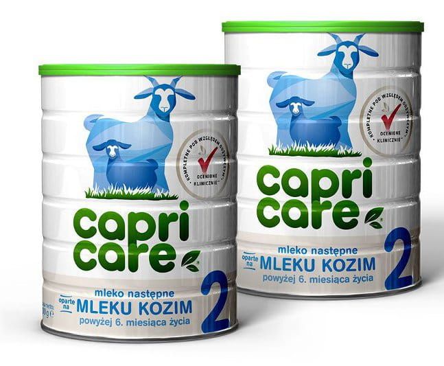 CAPRICARE 2 mleko kozie ZESTAW 6x400g 