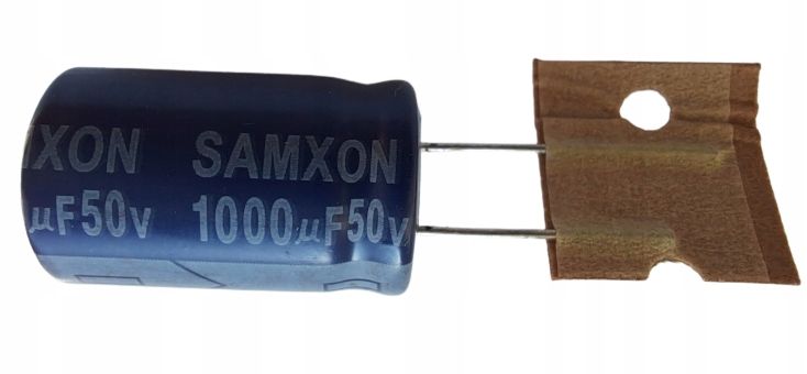 Kondensator SAMXON 1000uF/50V 16x25mm 10 szt. - ERLI.pl