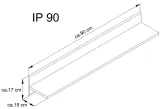 polka-scienna-inox-ip90-szara-stan-nowy