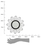 lustro-scienne-naim-flower-27-cm-stan-nowy