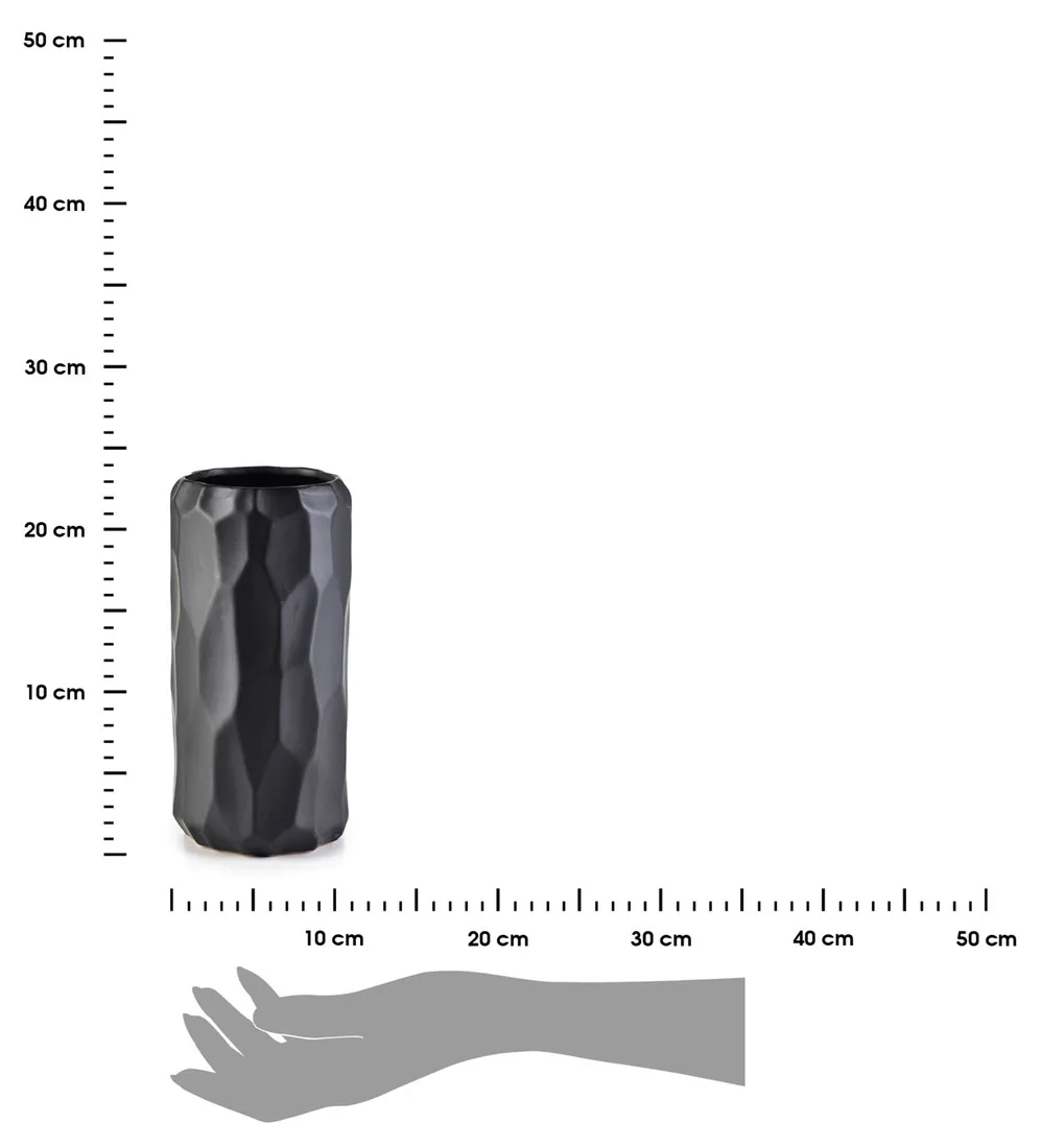 wazon-babette-black-22-cm