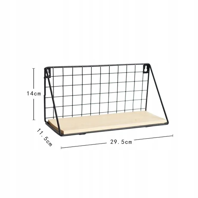 polka-scienna-styl-loft-295-cm-czarna-stan-nowy