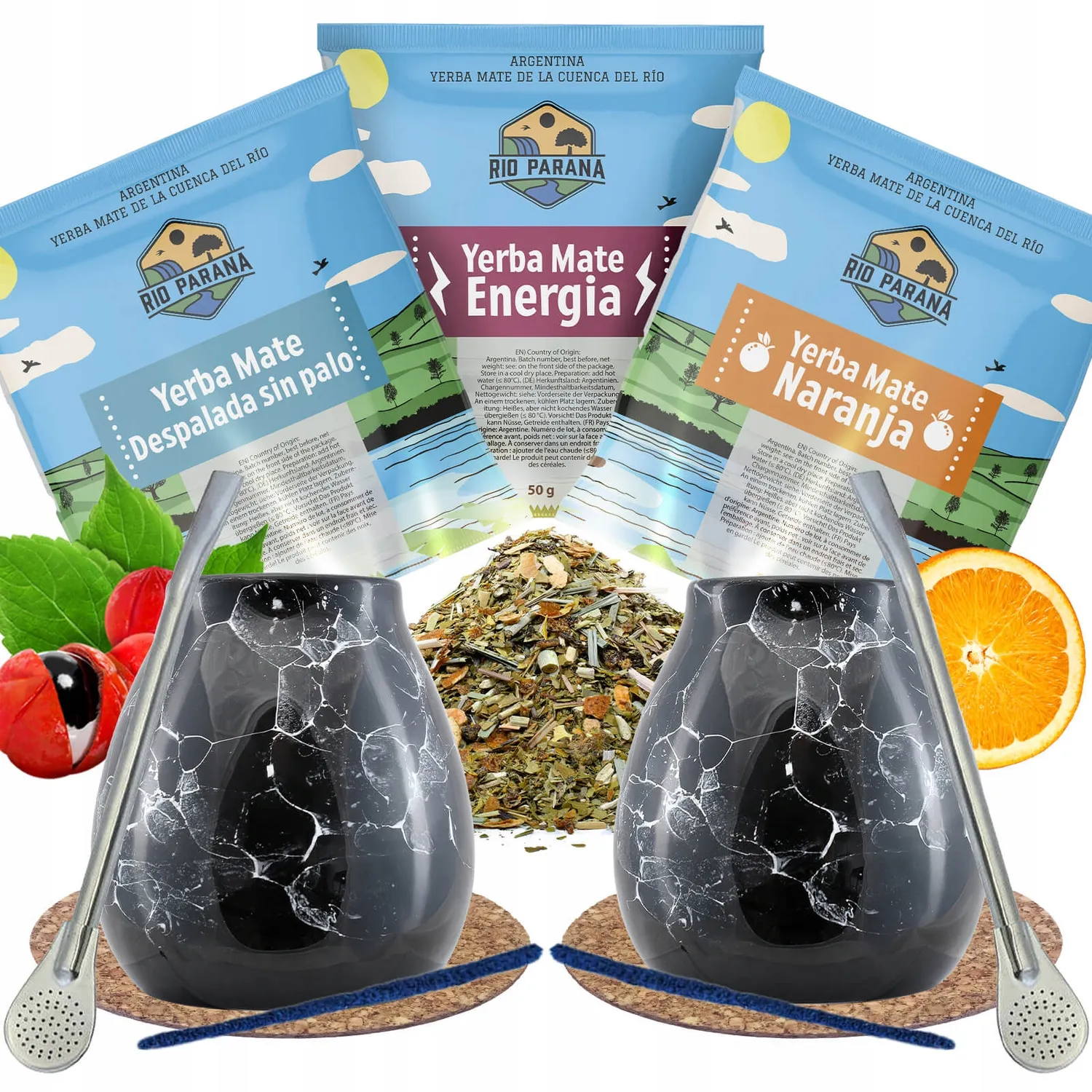 Zestaw Yerba Mate Green Matero bombilla DLA DWOJGA 