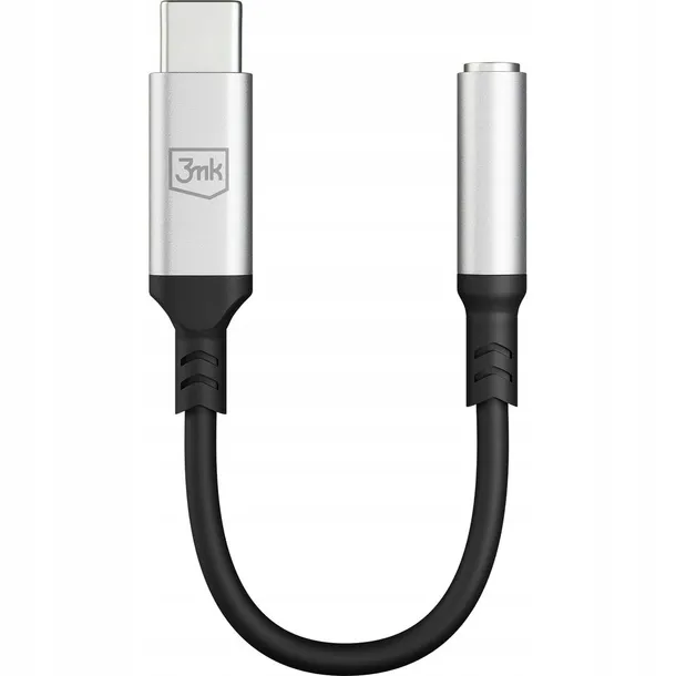 3mk-adapter-usb-c-jack-35-mm-dac-czarny-black-certyfikat-ce-stan-nowy