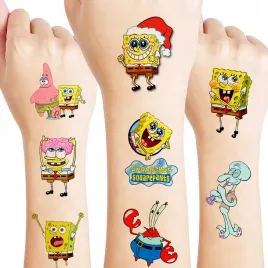 najlepsze-tatuaze-zmywalne-dla-dzieci-dzieciece-spongbob-dla-dzieci-wzory