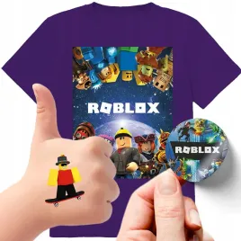 zestaw-3w1-koszulka-dla-dzieci-tatuaze-naklejki-roblox-128-jakosc