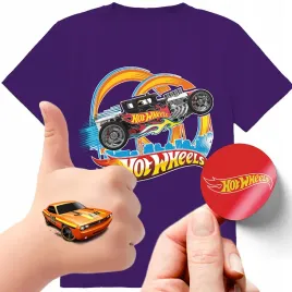 zestaw-3w1-koszulka-dla-dzieci-tatuaze-naklejki-hot-wheels-140-jakosc