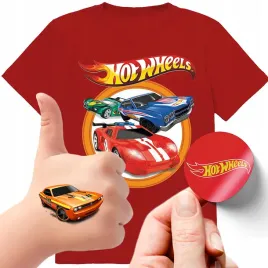 zestaw-3w1-koszulka-dla-dzieci-tatuaze-naklejki-hot-wheels-128-jakosc
