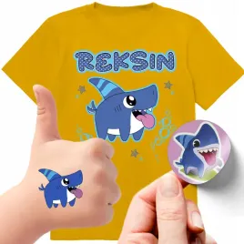 zestaw-3w1-koszulka-dla-dzieci-tatuaze-naklejki-reksin-sharkdog-164-jakosc