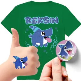 zestaw-3w1-koszulka-dla-dzieci-tatuaze-naklejki-reksin-sharkdog-164-jakosc