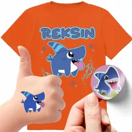 zestaw-3w1-koszulka-dla-dzieci-tatuaze-naklejki-reksin-sharkdog-164-jakosc