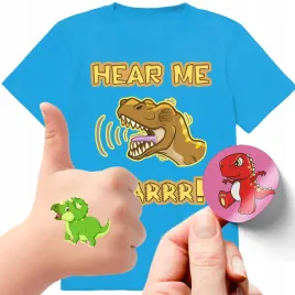 zestaw-3w1-koszulka-dla-dzieci-tatuaze-naklejki-dinozaury-164-jakosc