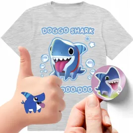 zestaw-3w1-koszulka-dla-dzieci-tatuaze-naklejki-reksin-sharkdog-164-jakosc