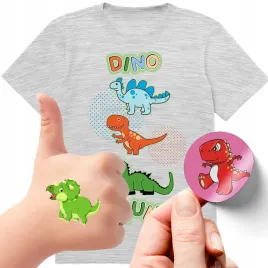 zestaw-3w1-koszulka-dla-dzieci-tatuaze-naklejki-dinozaury-140-jakosc