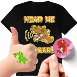 zestaw-3w1-koszulka-dla-dzieci-tatuaze-naklejki-dinozaury-140-jakosc