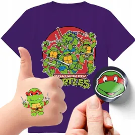 zestaw-3w1-koszulka-dla-dzieci-tatuaze-naklejki-zolwie-ninja-140-jakosc