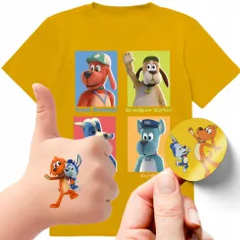 zestaw-3w1-koszulka-dla-dzieci-tatuaze-naklejki-gazu-pieski-go-dog-140