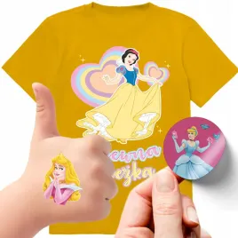 zestaw-3w1-koszulka-dla-dzieci-tatuaze-naklejki-sniezka-ksiezniczki-152