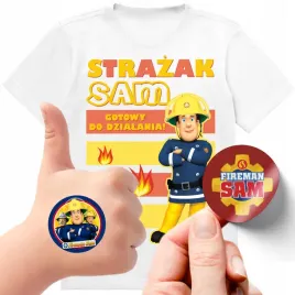 zestaw-3w1-koszulka-dla-dzieci-tatuaze-naklejki-strazak-sam-fireman-140
