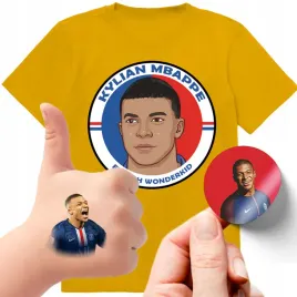 zestaw-3w1-koszulka-dla-dzieci-tatuaze-naklejki-mbappe-128-jakosc
