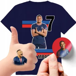 zestaw-3w1-koszulka-dla-dzieci-tatuaze-naklejki-mbappe-140-jakosc
